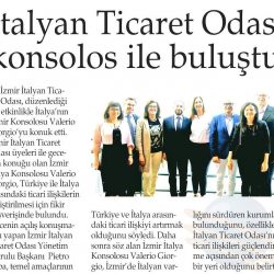 04.05.2019-İtalyan Ticaret Odası Konsolos İle Buluştu(Yenigün İzmir)