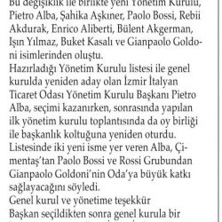 08.04.2019-İzmir İtalyan Ticaret Odası Alba İle Devam Dedi(Aliağa Ekspres Gazetesi)