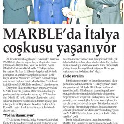 24.03.2017-Marble'da İtalya Coşkusu Yaşanıyor(Yenigün-İzmir)