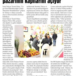 25.12.2018-İzmir İtalyan Ticaret Odası İtalya Pazarının Kapılarını Açıyor(Aliağa Ekspres Gazetesi)